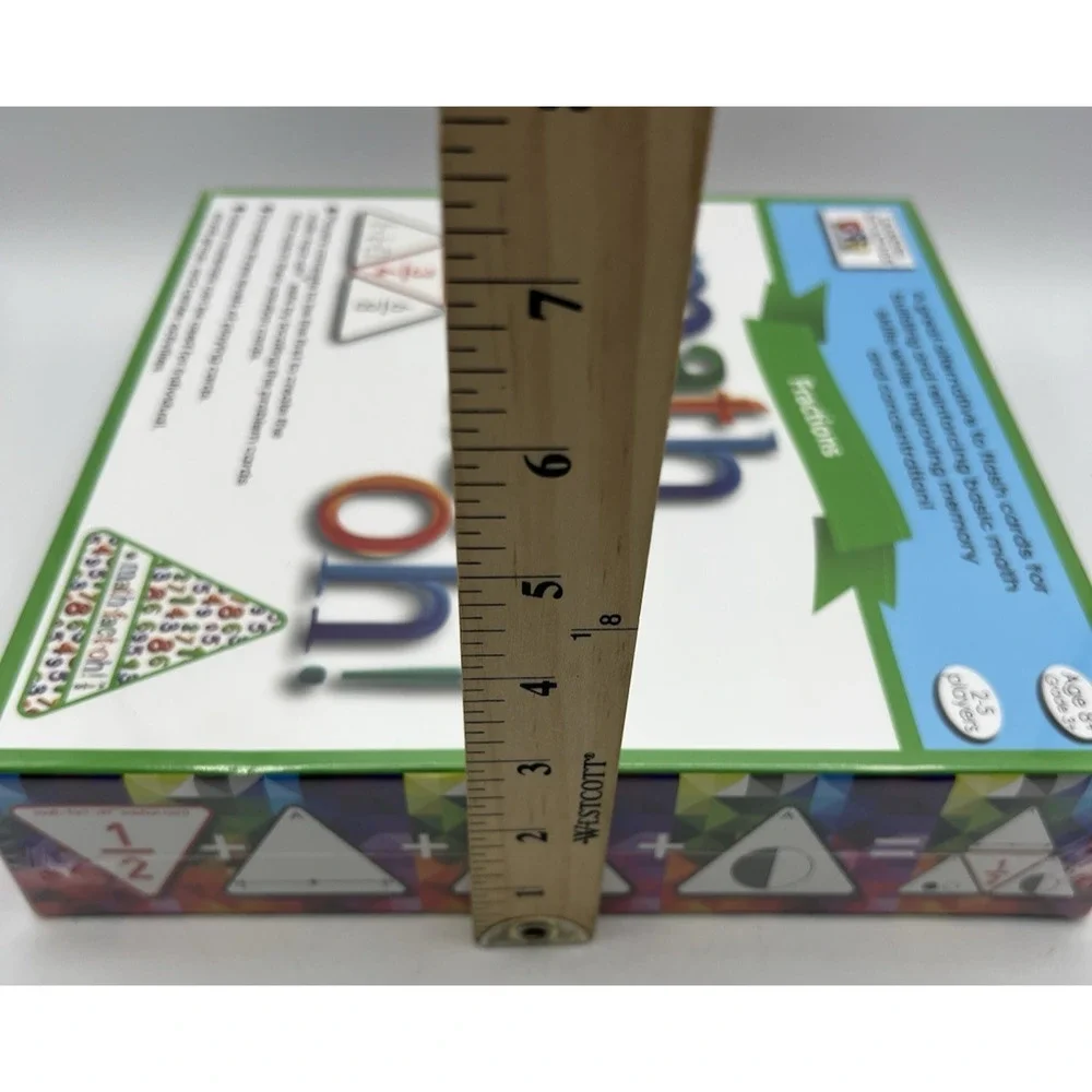 Learning Advantage Math Fact Oh Fractions Educational Card Game Age 8+ New